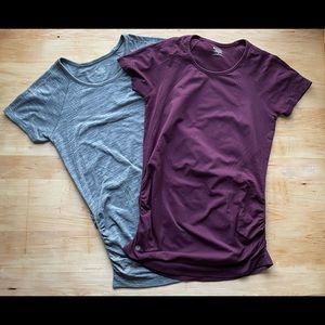 Two Athleta Speedlight Tee Shirts - Size M